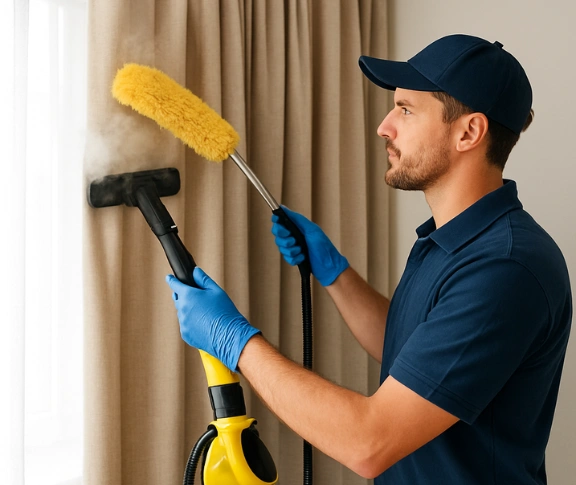 Trusted curtain steam cleaning technician Matty Curtain Cleaning warrawong-nsw QLD