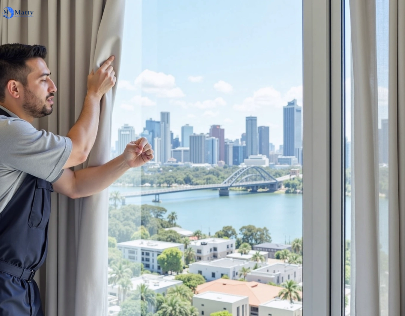 Professional curtain steam cleaning service warrawong-nsw QLD by Matty Curtain Cleaning